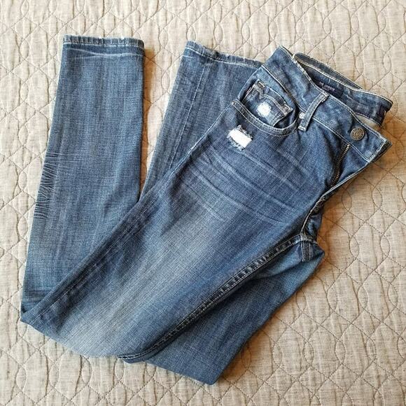 Vigoss The Jagger skinny distressed jeans (waist 25) | medium rinse - Picture 1 of 6
